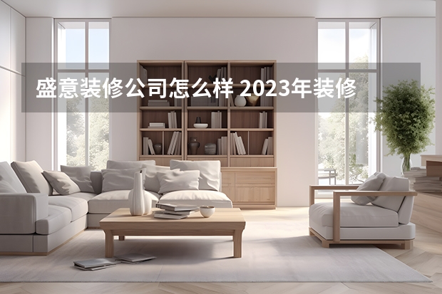 盛意装修公司怎么样 2023年装修公司起名怎么起 起名要注意什么